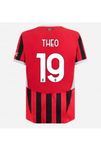 Fotbalové Dres AC Milan Theo Hernandez #19 Domácí Oblečení 2024-25 Krátký Rukáv